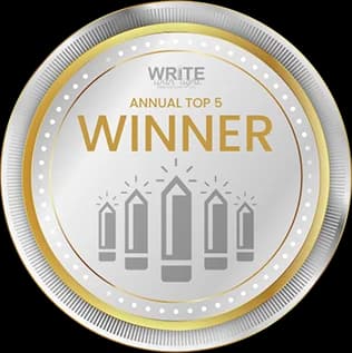 Write Annual Top 5 Winner